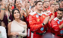 Kim Kardashian na F1.