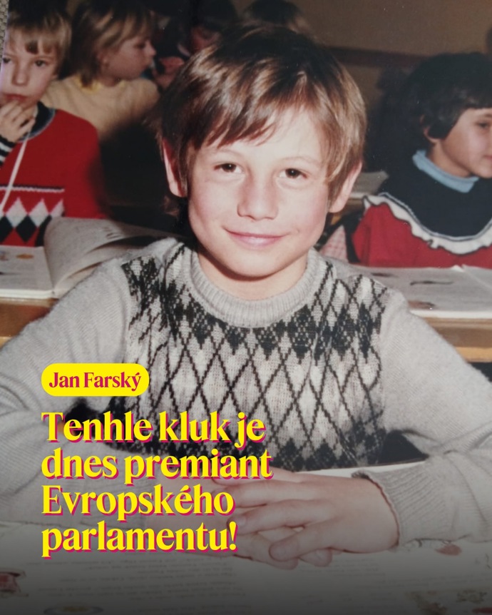 FOTO: „Tenhle kluk je dnes premiant Evropského parlamentu,“ uvádí hnutí STAN na svém Instagramu k fotografii Jana Farského.