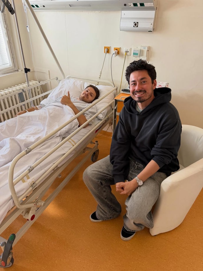 FOTO: Kytarista Tomáš Javůrek a zpěvák Mirai Navrátil.