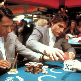 Dustin Hoffman a Tom Cruise ve filmu Rain Man.