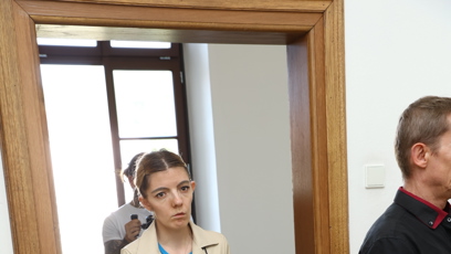FOTO: Adéla Pulcová známá jako Shopaholicadel u soudu.