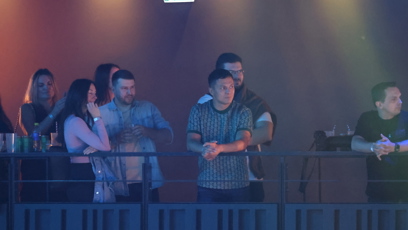 FOTO: Tomáš Le Sy sledoval finále z balkonu.