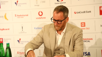 FOTO: Kryštof Mucha během tiskové zprávy KVIFF 2026.