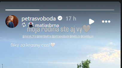 FOTO: Petra Svoboda s novým partnerem.