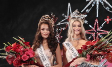 Miss Universe Česko a Slovensko Sophia Maria Osako a Marika Tremková.