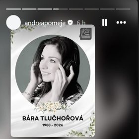 Andreja Pomeje sdílela smutný příspěvek.