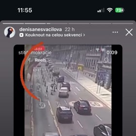 Denisa Nesvačilová a její reakce na jízdu Filipa Turka.