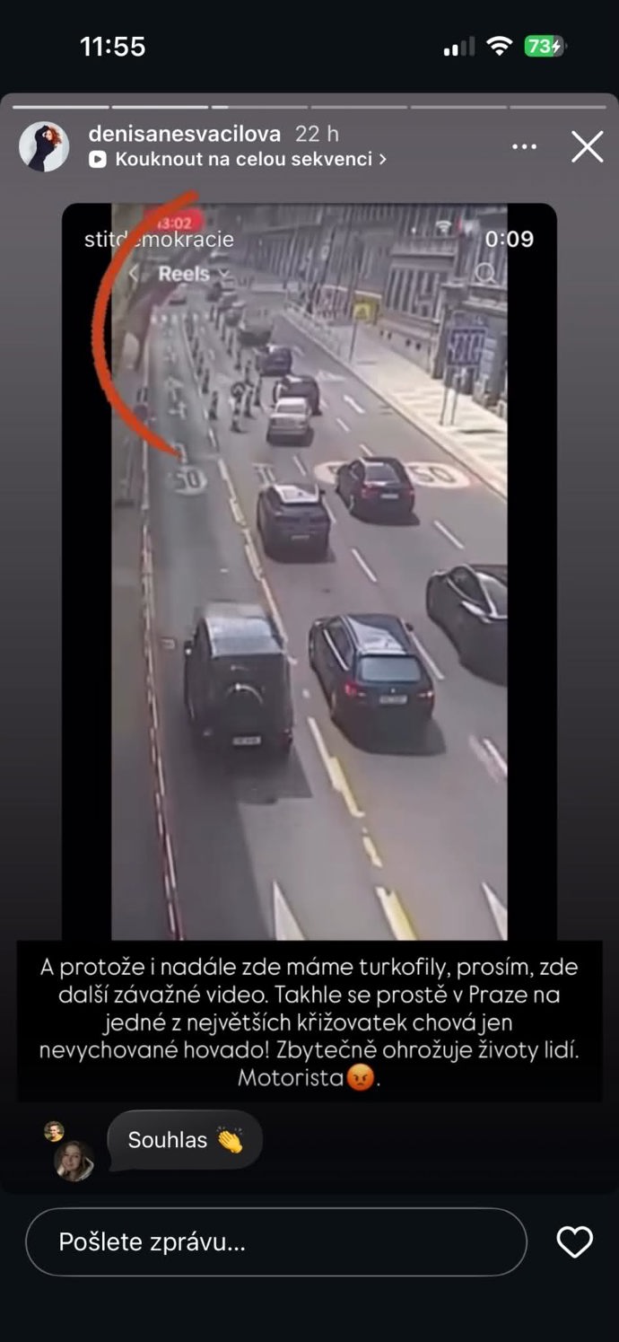 FOTO: Denisa Nesvačilová a její reakce na jízdu Filipa Turka. – stránka 6