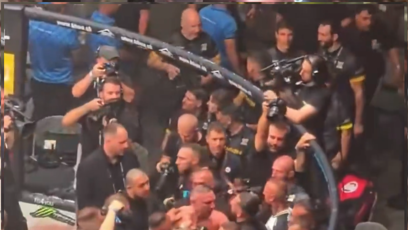 FOTO: Po zápase se strhla mela.
