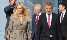 Andrej Babiš s Monikou Babišovou na cestě do Ankary.