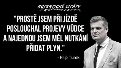 FOTO: Filip Turek vysvětluje svou nehodu.