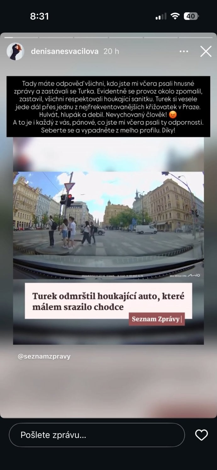 FOTO: Denisa Nesvačilová si nebrala servítky. – stránka 4