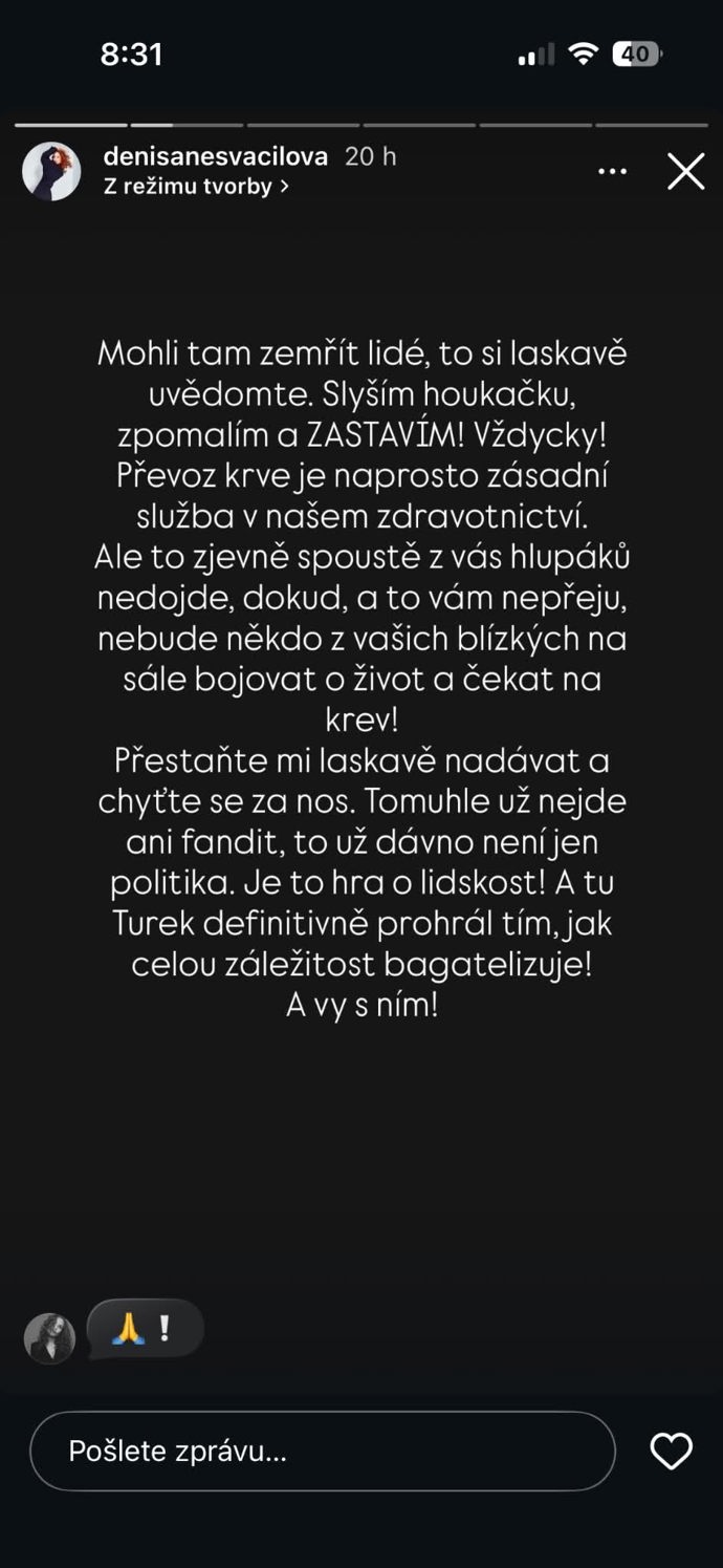 FOTO: Denisa Nesvačilová se rozohnila nad Filipem Turkem. – stránka 5