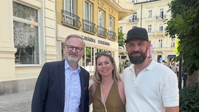 FOTO: Petr Fiala se ochotně s každým fotil.