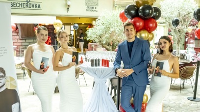 FOTO: David Gránský na křtu parfému Sofie Kovářové.