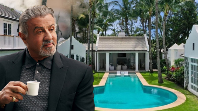 FOTO: Sylvester Stallone ukázal svou vilu na Palm Beach.