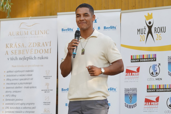 FOTO: Soutěžící Oliver Laryea. – stránka 18