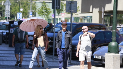 FOTO: Herci Kevin Bacon a Kyra Sedgwick si užívali krásy Prahy.