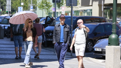 FOTO: Kevin Bacon a Kyra Sedgwick v Praze.