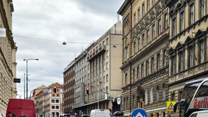 FOTO: Fotografie pruhu, do kterého najel Filip Turek před srážkou.