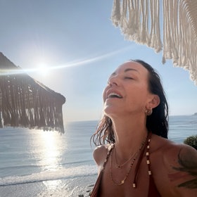 Agáta Hanychová si užívá na Bali.