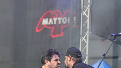 FOTO: Vojta Kotek s frontmanem Jendou Melíškem.