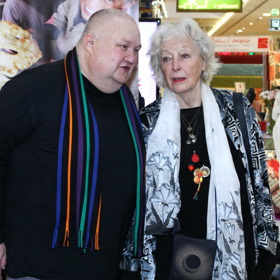 Václav Glazar s kolegyní Květou Fialovou.
