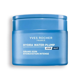 Intenzivní hydratační péče Hydra Water-Plump od Yves Rocher se dá použít na den i noc. Krém stojí 699 Kč.
