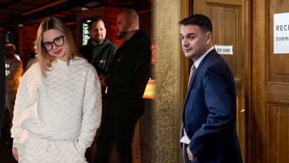 FOTO: Zesnulá Mína a toho času ministr Petr Macinka