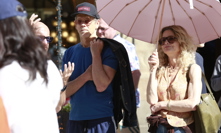 Herec Kevin Bacon a Kyra Sedgwick si užívají krásy Prahy.