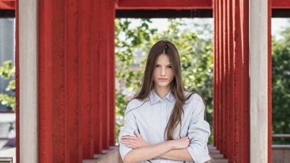FOTO: Modelka Monika Kovaľová.