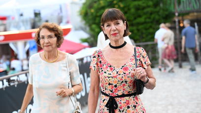 FOTO: Andrea Bartošková si festival užívá.