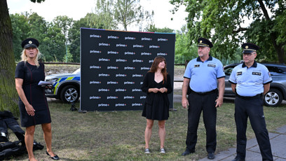 FOTO: Martina Eretová na představení seriálu Ve službě: Jménem zákona.