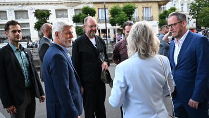 FOTO: Petr Pavel a Eva Pavlová si pošli centrum Varů.