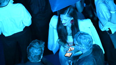 FOTO: Aneta Vignerová na party Jiřího Macháčka.
