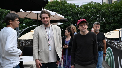 FOTO: Jesse Eisenberg v Karlových Varech.