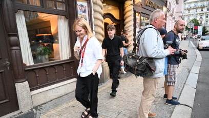 FOTO: Aňa Geislerová byla v dobré náladě.