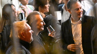 FOTO: Jiří Macháček popíjel vínečko.