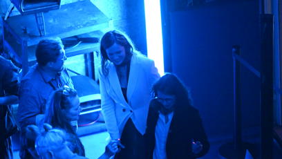FOTO: Ester Geislerová se na party dobře bavila.