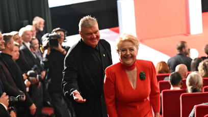 FOTO: Herečka Magda Vášáryová byla samý úsměv.
