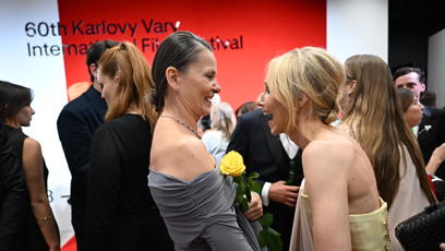 FOTO: Jana Plodková a Klára Melíšková se dobře bavily.