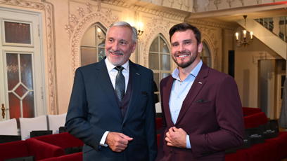 FOTO: Jan Čenský se synem Maytášem.