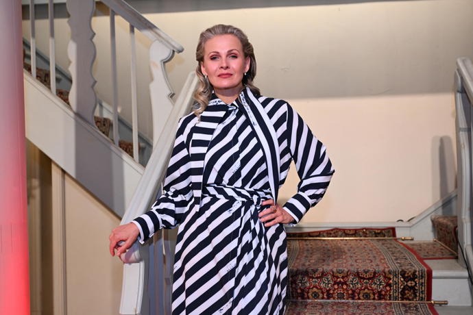 FOTO: Michaela Badinková na přehlídce Martiny Pipkové Loudové.