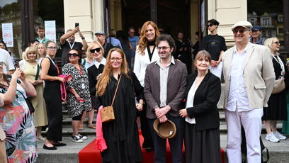 FOTO: Lela Geislerová, Ester Geislerová, Felix Geisler a Věra Geislerová.