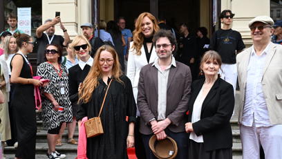 FOTO: Lela Geislerová, Ester Geislerová, Felix Geisler a Věra Geislerová.