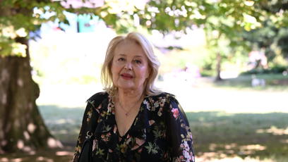 FOTO: Herečka Magda Vašáryová ve Varech.