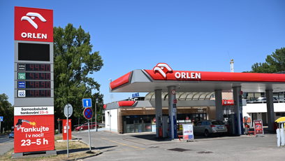 FOTO: Na Orlenu řidiči za litr nafty zaplatí 44,90 Kč, benzin Natural 95 vyjde na 43,40 Kč.