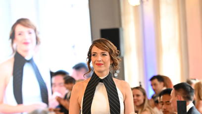 FOTO: Tereza Kostková na přehlídce Martiny Pipkové Loudové.