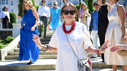 FOTO: Herečka Eva Holubová se na akci vyfikla.
