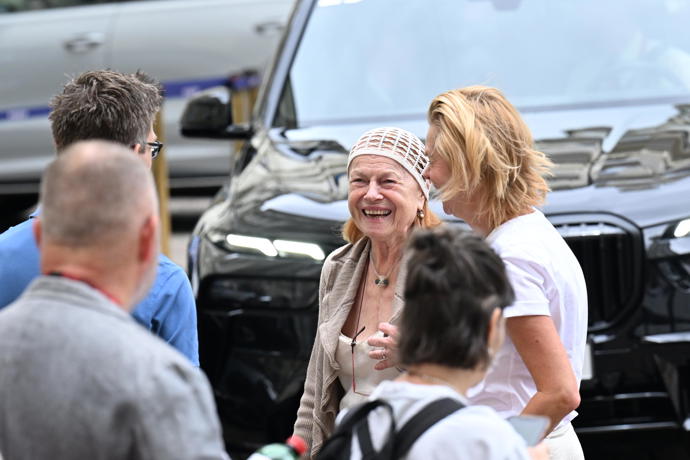 FOTO: Iva Janžurová rozdávala úsměvy na všechny strany.